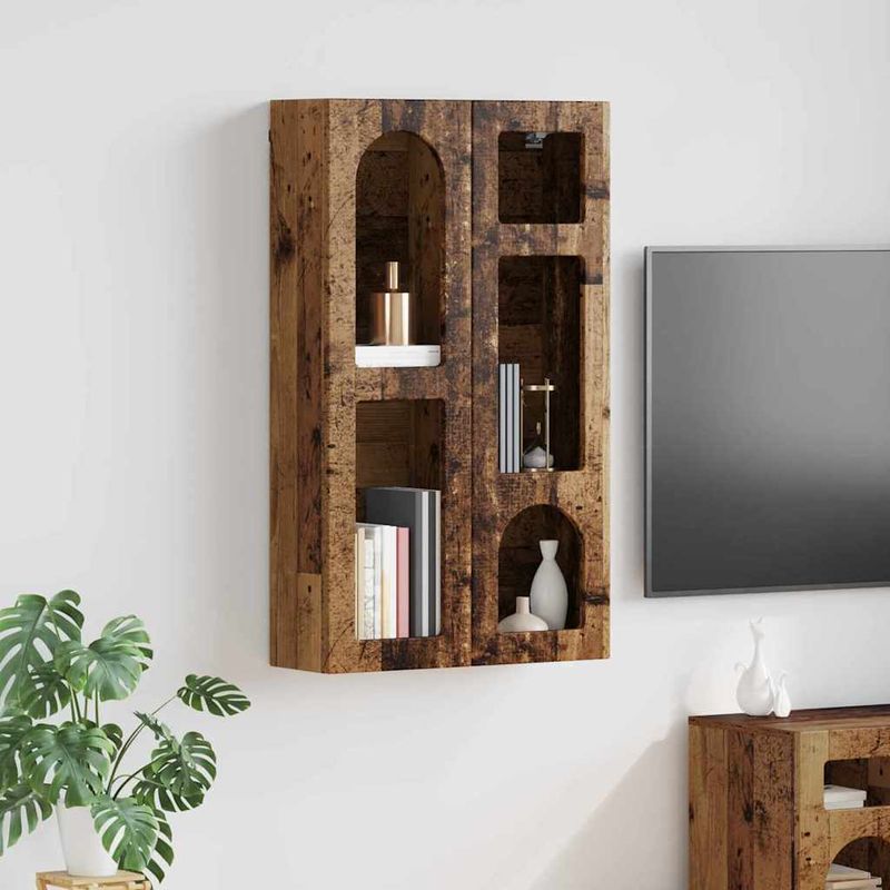 Casa si Gradina - Mobilier - Dulapuri si sifoniere - Dulapuri - Dulap suspendat Lemn vechi 59 x 20 x 100 cm Lemn compozit - Infinity.ro