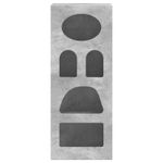 Casa si Gradina - Mobilier - Comode si corpuri - Comode - Bufet Gri din beton 40 x 35 x 100,5 cm Lemn compozit - Infinity.ro