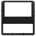 Casa si Gradina - Mobilier - Biblioteci si rafturi - Rafturi - Raft de perete Stejar Negru 30 x 25 x 30 cm Lemn compozit - Infinity.ro