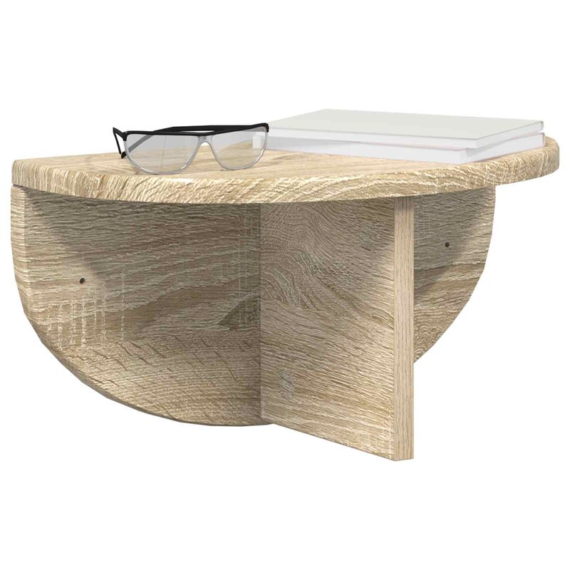 Casa si Gradina - Mobilier - Biblioteci si rafturi - Rafturi - Raft de perete Pe perete 2 pcs Stejar Sonoma 38 x 19 x 19 cm - Infinity.ro