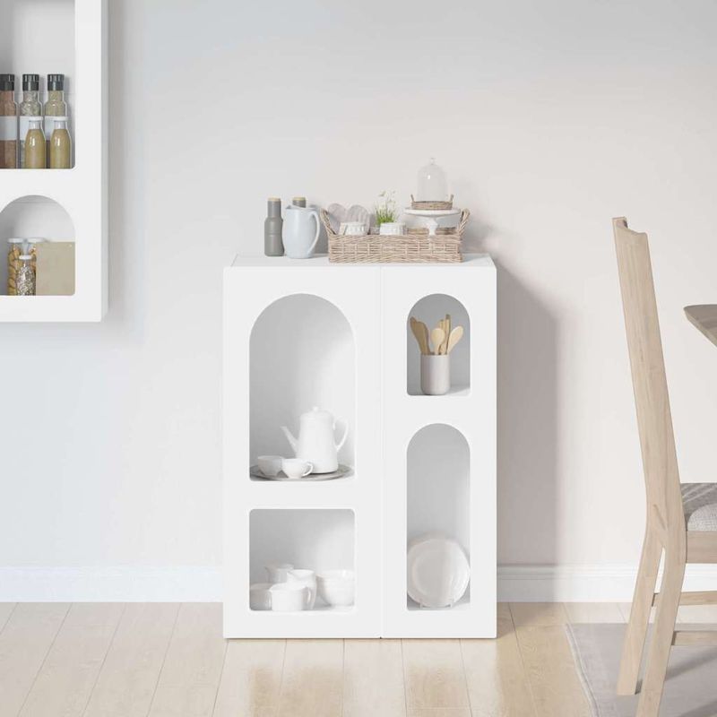 Casa si Gradina - Mobilier - Comode si corpuri - Corpuri bucatarie - Bufet Alb 59 x 35 x 80.5 cm Lemn compozit - Infinity.ro