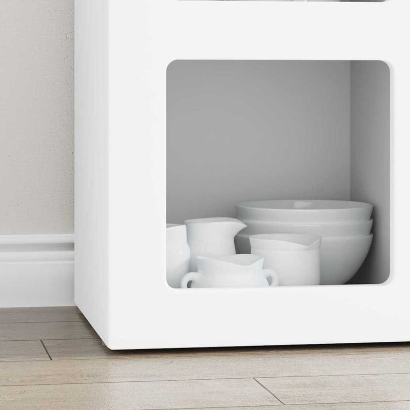 Casa si Gradina - Mobilier - Comode si corpuri - Corpuri bucatarie - Bufet Alb 59 x 35 x 80.5 cm Lemn compozit - Infinity.ro