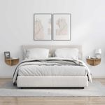 Casa si Gradina - Mobilier - Biblioteci si rafturi - Rafturi - Raft de perete Pe perete 2 pcs Stejar Artizanal 38 x 19 x 19 cm - Infinity.ro