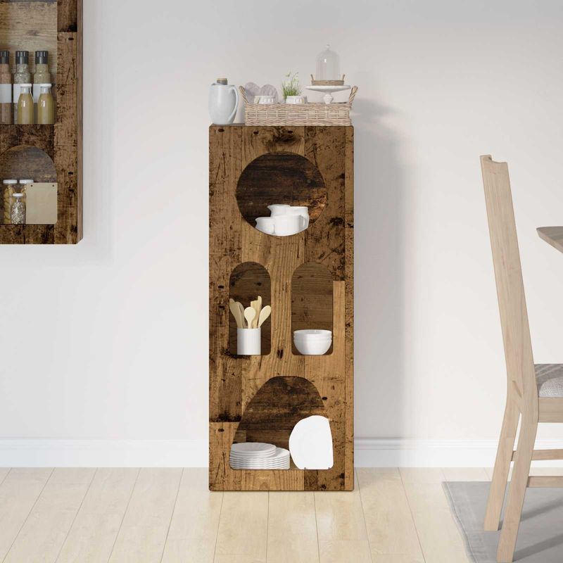 Casa si Gradina - Mobilier - Comode si corpuri - Comode - Bufet Lemn vechi 40 x 35 x 100.5 cm Lemn compozit - Infinity.ro