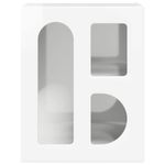 Casa si Gradina - Mobilier - Comode si corpuri - Noptiere - Noptiera 2 pcs Alb lucios 40 x 35 x 50 cm Lemn compozit - Infinity.ro