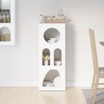 Casa si Gradina - Mobilier - Comode si corpuri - Corpuri bucatarie - Bufet Alb lucios 40 x 35 x 100.5 cm Lemn compozit - Infinity.ro