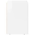 Casa si Gradina - Mobilier - Comode si corpuri - Noptiere - Noptiera 2 pcs Alb lucios 40 x 35 x 50 cm Lemn compozit - Infinity.ro