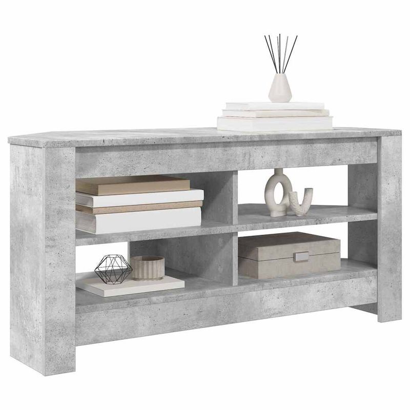 Casa si Gradina - Mobilier - Comode si corpuri - Comode - DulapdecoltpentruTV Gri din beton 102 x 40,5 x 45 cm - Infinity.ro