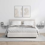 Casa si Gradina - Mobilier - Biblioteci si rafturi - Rafturi - Raft de perete Pe perete 2 pcs Gri din beton 38 x 19 x 19 cm - Infinity.ro