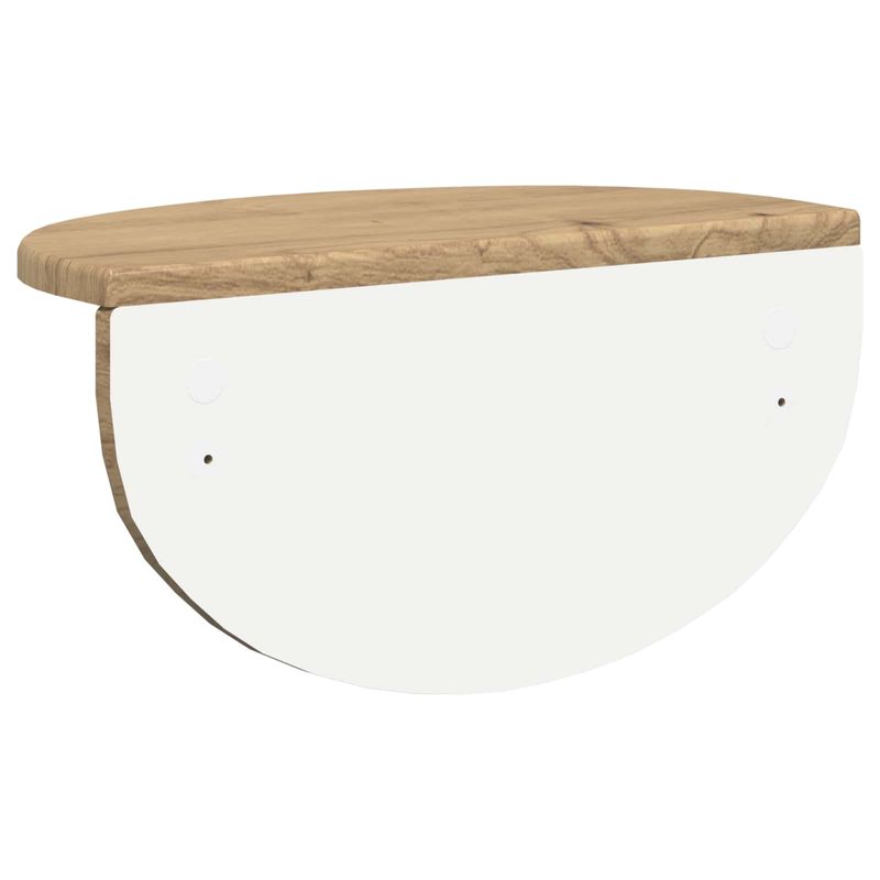 Casa si Gradina - Mobilier - Biblioteci si rafturi - Rafturi - Raft de perete Pe perete 2 pcs Stejar Artizanal 38 x 19 x 19 cm - Infinity.ro