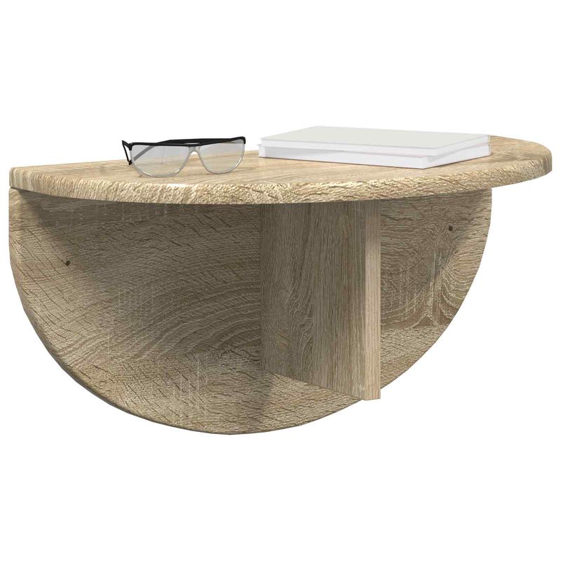Casa si Gradina - Mobilier - Biblioteci si rafturi - Rafturi - Raft de perete Pe perete 2 pcs Stejar Sonoma 38 x 19 x 19 cm - Infinity.ro
