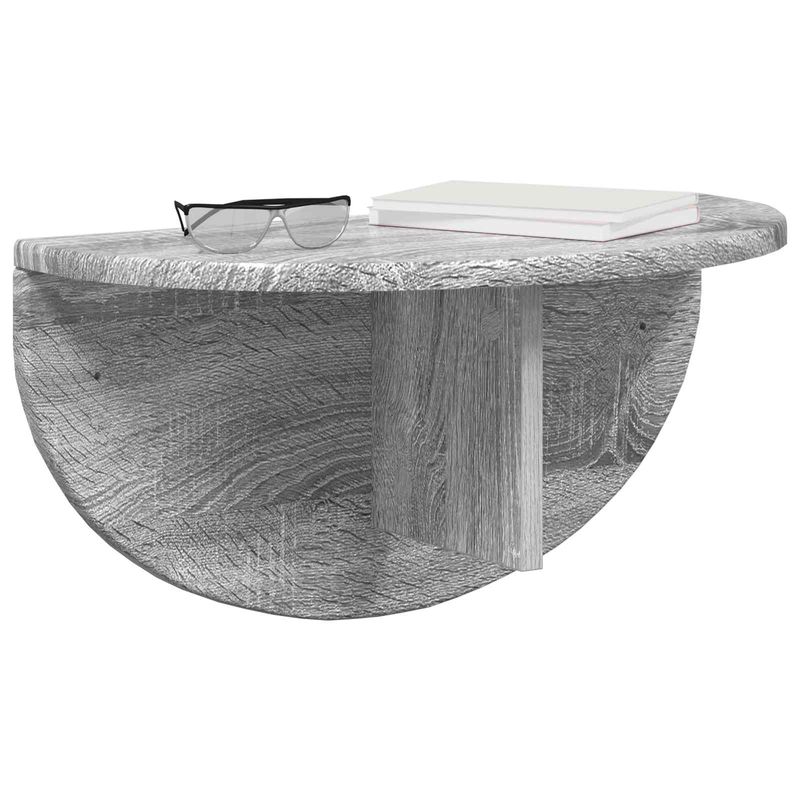 Casa si Gradina - Mobilier - Biblioteci si rafturi - Rafturi - Raft de perete 2 pcs Gri Sonoma 38 x 19 x 19 cm Lemn compozit - Infinity.ro