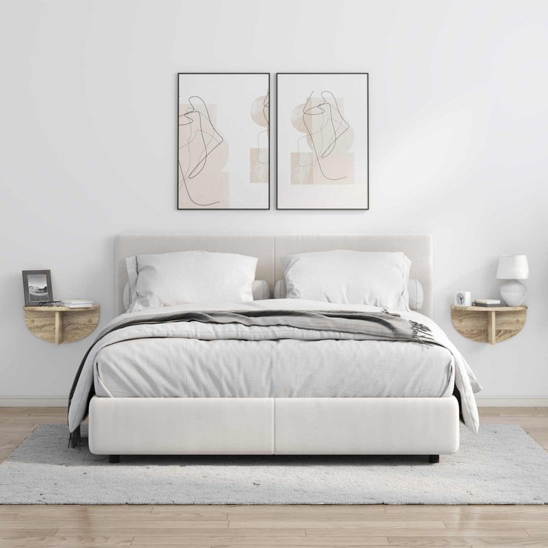 Casa si Gradina - Mobilier - Biblioteci si rafturi - Rafturi - Raft de perete Stejar Sonoma 38 x 19 x 19 cm Lemn compozit - Infinity.ro