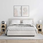 Casa si Gradina - Mobilier - Comode si corpuri - Noptiere - Noptiera 2 pcs Stejar Sonoma 29.5 x 35 x 50 cm Lemn compozit - Infinity.ro