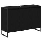Casa si Gradina - Mobilier - Mobilier baie - Corpuri baie - Dulap de Baie cu usa Stejar Negru 90 x 30 x 60 cm Lemn compozit - Infinity.ro