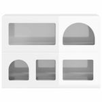 Casa si Gradina - Mobilier - Comode si corpuri - Corpuri bucatarie - Bufet Alb lucios 80.5 x 35 x 59 cm Lemn compozit - Infinity.ro