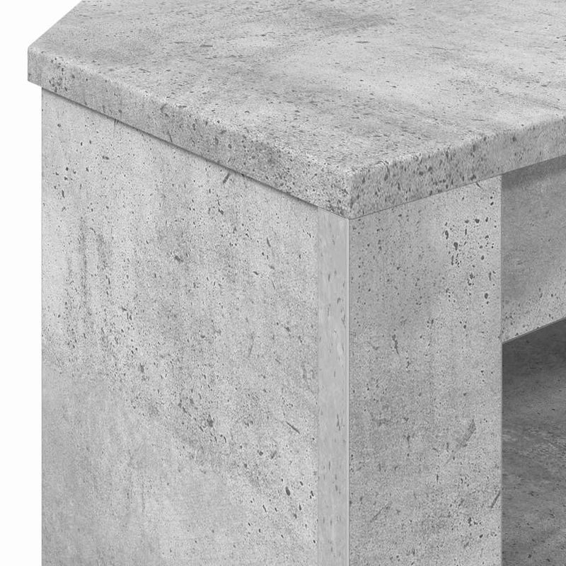 Casa si Gradina - Mobilier - Comode si corpuri - Comode - DulapdecoltpentruTV Gri din beton 102 x 40,5 x 45 cm - Infinity.ro