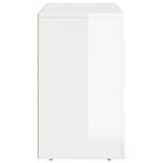 Casa si Gradina - Mobilier - Comode si corpuri - Corpuri bucatarie - Bufet Alb lucios 80.5 x 35 x 59 cm Lemn compozit - Infinity.ro