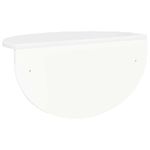 Casa si Gradina - Mobilier - Biblioteci si rafturi - Rafturi - Raft de perete Alb lucios 38 x 19 x 19 cm Lemn compozit - Infinity.ro