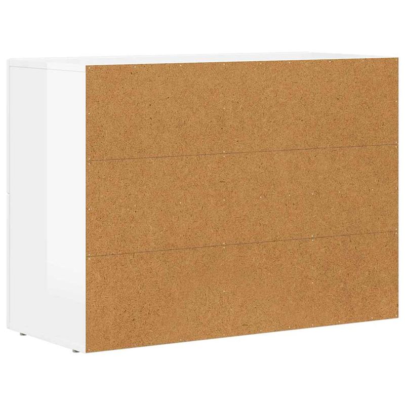 Casa si Gradina - Mobilier - Comode si corpuri - Corpuri bucatarie - Bufet Alb lucios 80.5 x 35 x 59 cm Lemn compozit - Infinity.ro