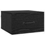 Casa si Gradina - Mobilier - Comode si corpuri - Noptiere - Noptiera Stejar Negru 35 x 35 x 20 cm Lemn compozit - Infinity.ro