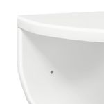 Casa si Gradina - Mobilier - Biblioteci si rafturi - Rafturi - Raft de perete Alb lucios 38 x 19 x 19 cm Lemn compozit - Infinity.ro