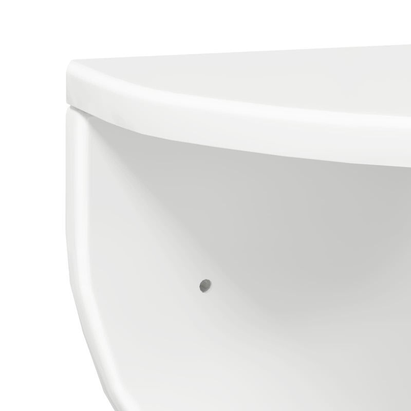 Casa si Gradina - Mobilier - Biblioteci si rafturi - Rafturi - Raft de perete Alb lucios 38 x 19 x 19 cm Lemn compozit - Infinity.ro