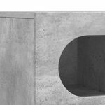 Casa si Gradina - Mobilier - Comode si corpuri - Comode - Cabinet TV Gri din beton 100 x 35 x 40 cm Lemn compozit - Infinity.ro