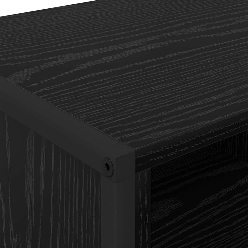Casa si Gradina - Mobilier - Organizare si depozitare - Organizator incaltaminte - Dulap pentru pantofi Stejar Negru 60 x 35 x 44 cm Lemn compozit - Infinity.ro