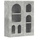 Casa si Gradina - Mobilier - Dulapuri si sifoniere - Dulapuri - Dulap suspendat Gri din beton 59 x 20 x 71.5 cm Lemn compozit - Infinity.ro