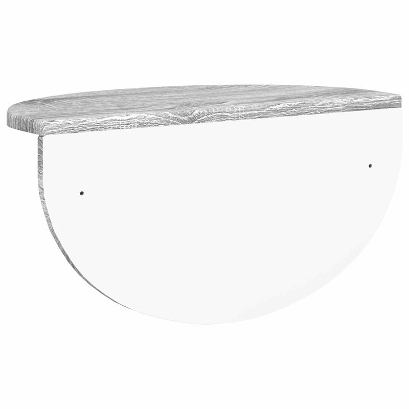 Casa si Gradina - Mobilier - Biblioteci si rafturi - Rafturi - Raft de perete 2 pcs Gri Sonoma 38 x 19 x 19 cm Lemn compozit - Infinity.ro