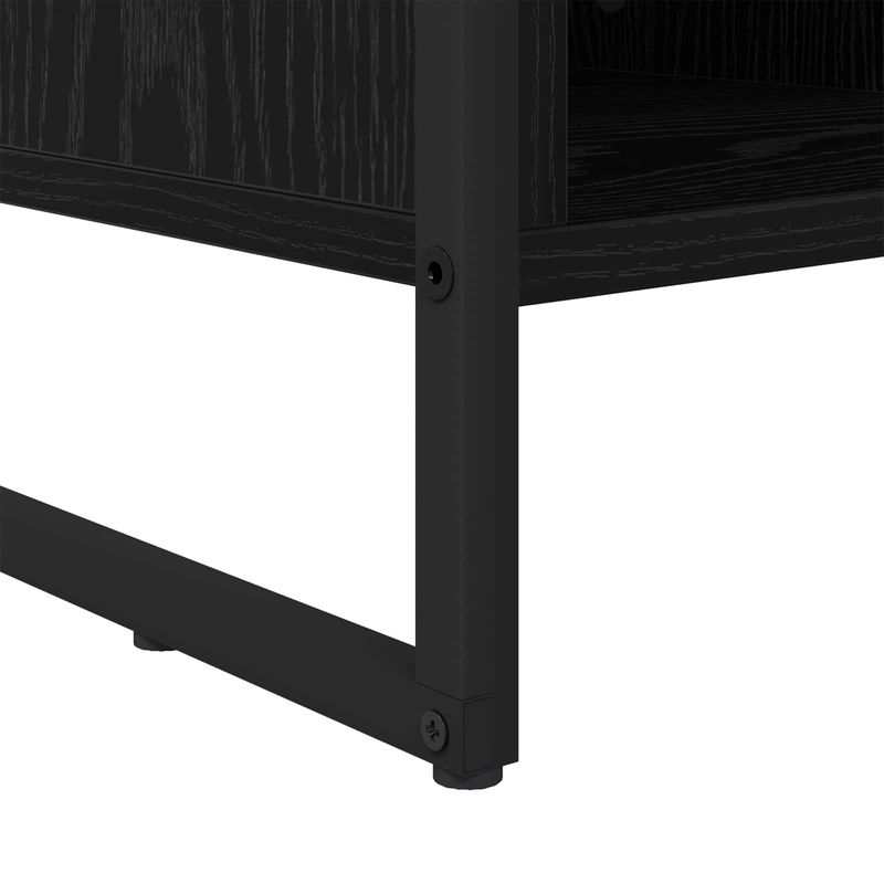 Casa si Gradina - Mobilier - Organizare si depozitare - Organizator incaltaminte - Dulap pentru pantofi Stejar Negru 60 x 35 x 44 cm Lemn compozit - Infinity.ro