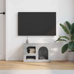 Casa si Gradina - Mobilier - Comode si corpuri - Comode - Cabinet TV Gri din beton 60 x 35 x 40 cm Lemn compozit - Infinity.ro