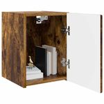 Casa si Gradina - Mobilier - Comode si corpuri - Comode - Dulap TV de perete Stejar fumuriu 30 x 31 x 40 cm Lemn compozit - Infinity.ro