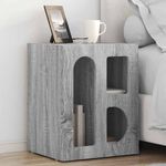 Casa si Gradina - Mobilier - Comode si corpuri - Noptiere - Noptiera Gri Sonoma 40 x 35 x 50 cm Lemn compozit - Infinity.ro