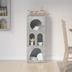 Casa si Gradina - Mobilier - Comode si corpuri - Comode - Bufet Gri din beton 40 x 35 x 100.5 cm Lemn compozit - Infinity.ro