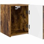 Casa si Gradina - Mobilier - Comode si corpuri - Comode - Dulap TV de perete Stejar fumuriu 30 x 31 x 40 cm Lemn compozit - Infinity.ro