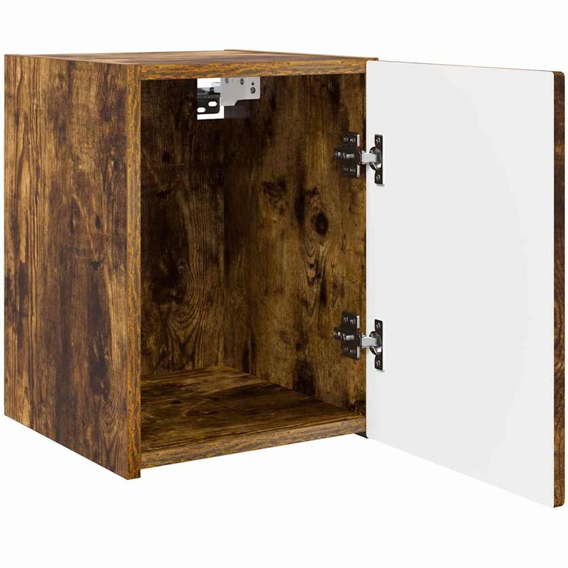 Casa si Gradina - Mobilier - Comode si corpuri - Comode - Dulap TV de perete Stejar fumuriu 30 x 31 x 40 cm Lemn compozit - Infinity.ro