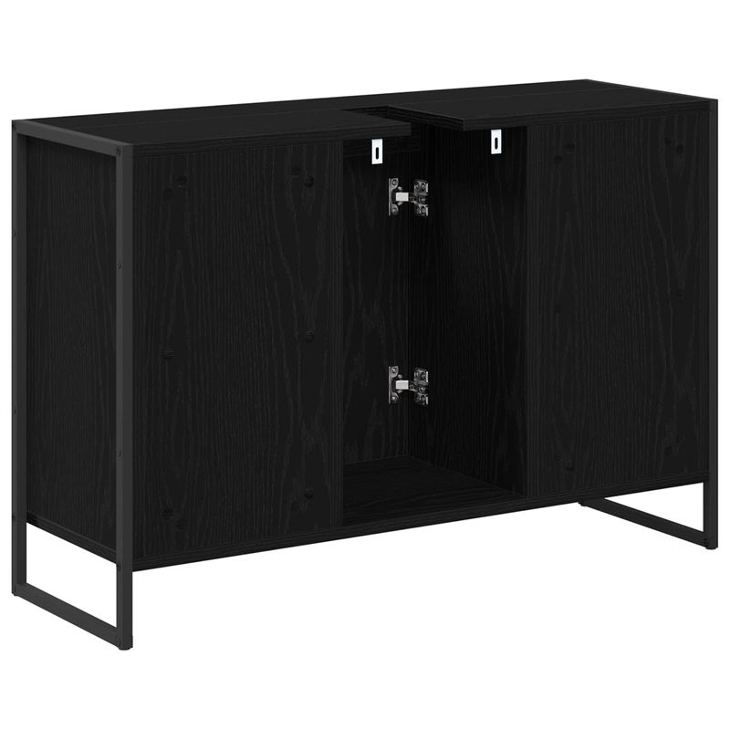 Casa si Gradina - Mobilier - Mobilier baie - Corpuri baie - Dulap de Baie cu usa Stejar Negru 90 x 30 x 60 cm Lemn compozit - Infinity.ro