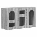 Casa si Gradina - Mobilier - Comode si corpuri - Comode - Bufet Gri Sonoma 100 x 35 x 59 cm Lemn compozit - Infinity.ro