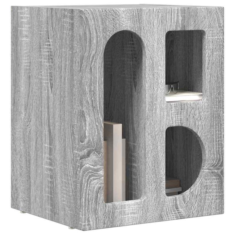 Casa si Gradina - Mobilier - Comode si corpuri - Noptiere - Noptiera Gri Sonoma 40 x 35 x 50 cm Lemn compozit - Infinity.ro
