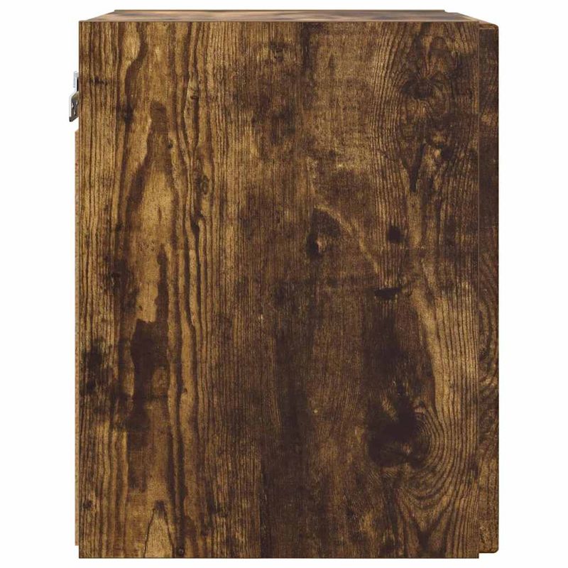 Casa si Gradina - Mobilier - Comode si corpuri - Comode - Dulap TV de perete Stejar fumuriu 30 x 31 x 40 cm Lemn compozit - Infinity.ro
