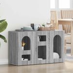 Casa si Gradina - Mobilier - Comode si corpuri - Comode - Bufet Gri Sonoma 100 x 35 x 59 cm Lemn compozit - Infinity.ro
