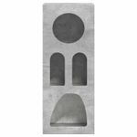 Casa si Gradina - Mobilier - Comode si corpuri - Comode - Bufet Gri din beton 40 x 35 x 100.5 cm Lemn compozit - Infinity.ro