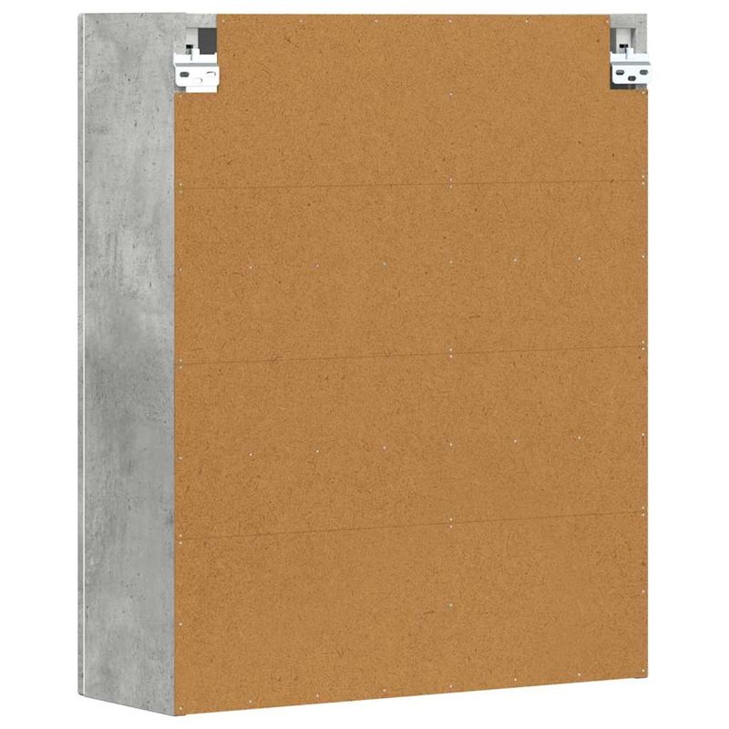 Casa si Gradina - Mobilier - Dulapuri si sifoniere - Dulapuri - Dulap suspendat Gri din beton 59 x 20 x 71.5 cm Lemn compozit - Infinity.ro