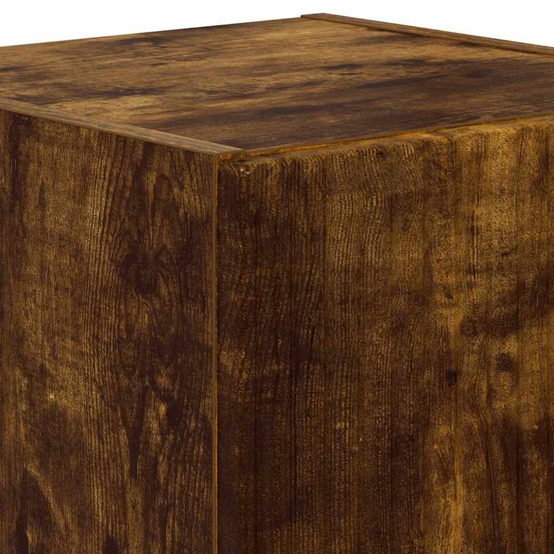 Casa si Gradina - Mobilier - Comode si corpuri - Comode - Dulap TV de perete Stejar fumuriu 30 x 31 x 40 cm Lemn compozit - Infinity.ro