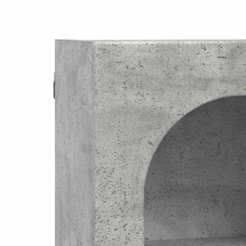 Casa si Gradina - Mobilier - Dulapuri si sifoniere - Dulapuri - Dulap suspendat Gri din beton 59 x 20 x 71.5 cm Lemn compozit - Infinity.ro