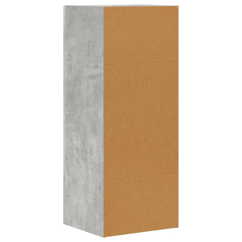 Casa si Gradina - Mobilier - Comode si corpuri - Comode - Bufet Gri din beton 40 x 35 x 100.5 cm Lemn compozit - Infinity.ro