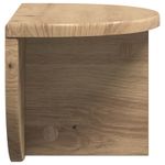 Casa si Gradina - Mobilier - Biblioteci si rafturi - Rafturi - Raft de perete Stejar Artizanal 38 x 19 x 19 cm Lemn compozit - Infinity.ro