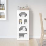 Casa si Gradina - Mobilier - Comode si corpuri - Corpuri bucatarie - Bufet Alb lucios 40 x 35 x 100,5 cm Lemn compozit - Infinity.ro